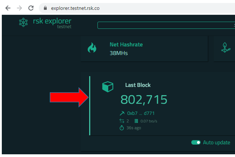 explorer.testnet.rsk.co blockNumber